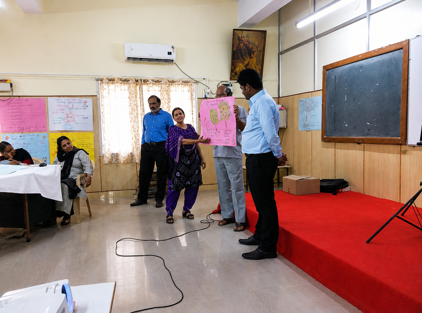 Krishna Suresh addressing PG Doctors during an emotional intelligence training session